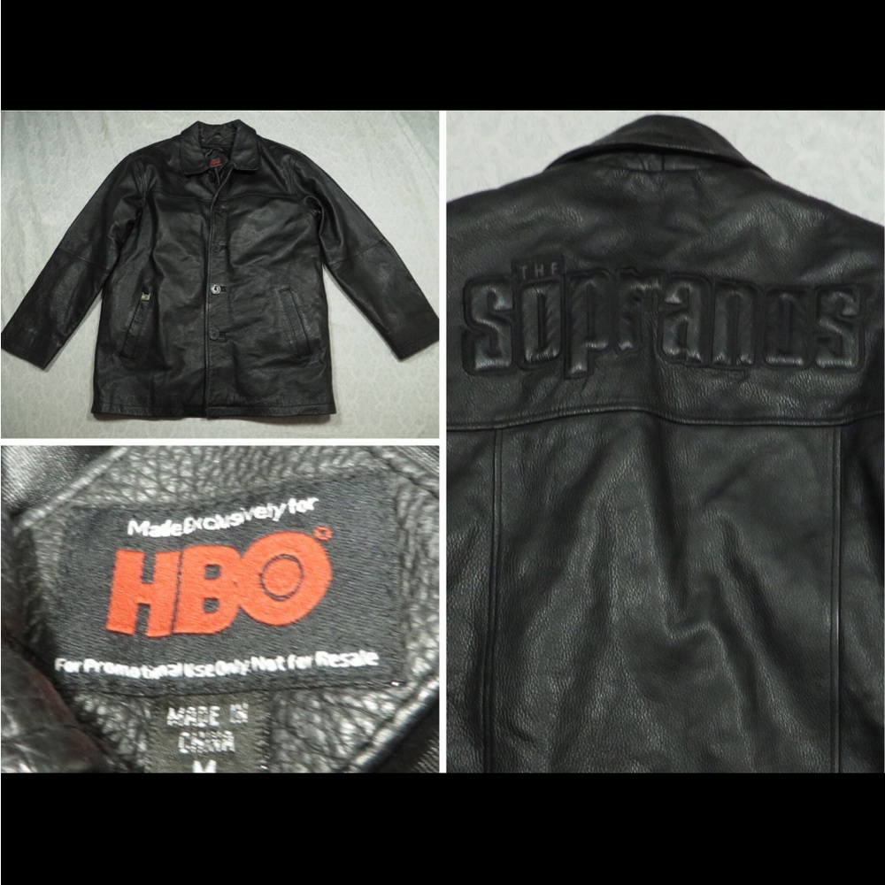 Official HBO Sopranos leather jacket